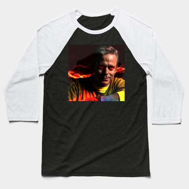 C. THOMAS HOWELL IS MY REVERSE FLASH "FLASHPOINT" Baseball T-Shirt by TSOL Games